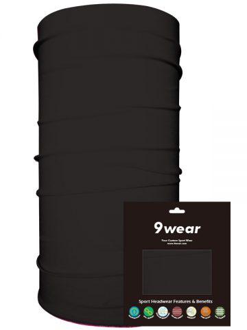 Pure Black Buff Headwear