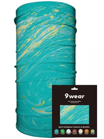 Green Wave Buff Headwear